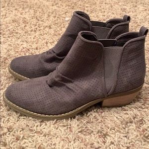 Grey Ankle Booties